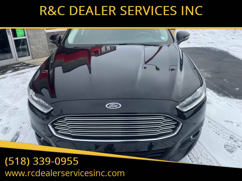 2016 Ford Fusion for sale at R&C DEALER SERVICES INC in Cohoes NY