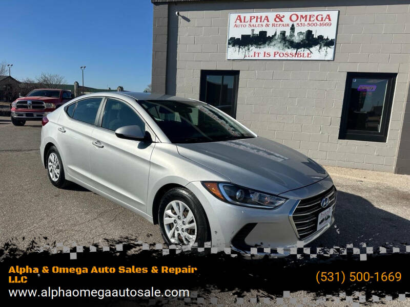 2018 Hyundai Elantra for sale at Alpha & Omega Auto Sales & Repair LLC in Lincoln NE