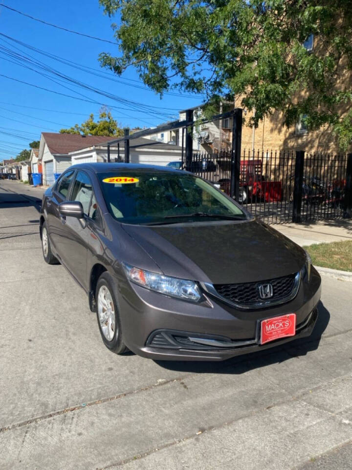 2014 Honda Civic for sale at Macks Motor Sales in Chicago, IL