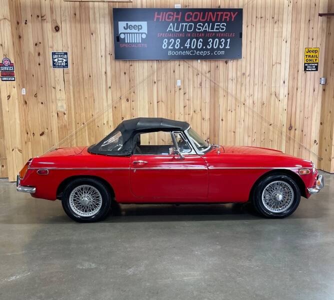 1972 MG B for sale at Boone NC Jeeps-High Country Auto Sales in Boone NC