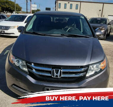 2014 Honda Odyssey for sale at TEXAS MOTOR CARS in Houston TX