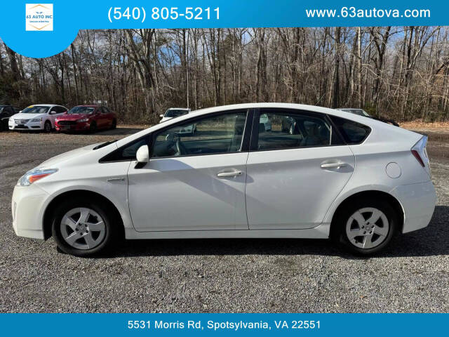 2010 Toyota Prius for sale at 63 Auto Inc in Spotsylvania, VA