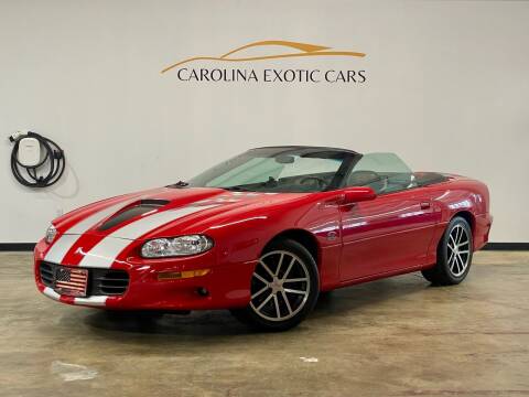 2002 Chevrolet Camaro for sale at Carolina Exotic Cars & Consignment Center in Raleigh NC