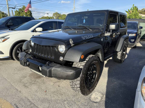 2016 Jeep Wrangler for sale at America Auto Wholesale Inc in Miami FL