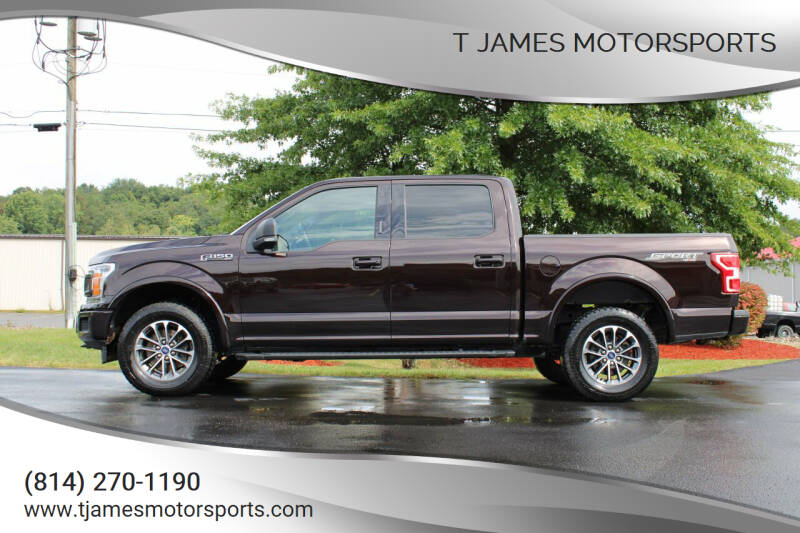 2019 Ford F-150 for sale at T James Motorsports in Gibsonia PA