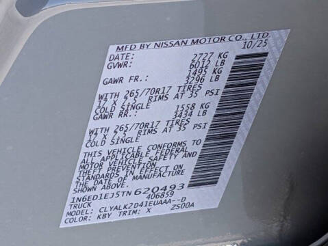 2026 Nissan Frontier PRO-X