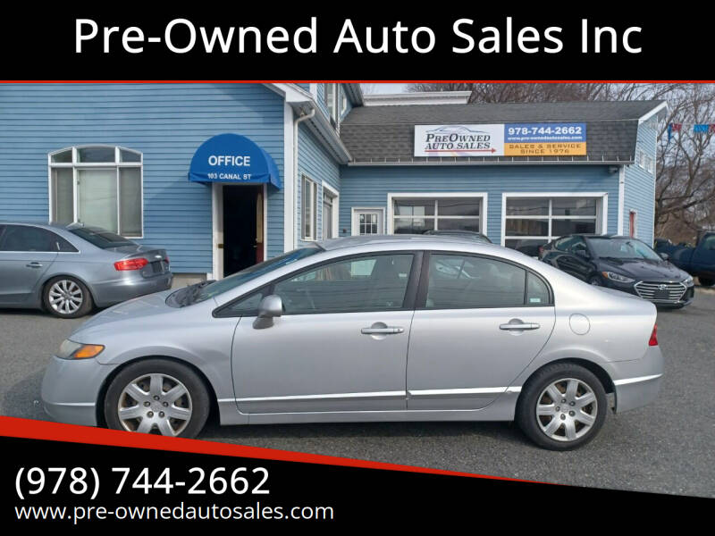 2008 Honda Civic for sale at Pre-Owned Auto Sales Inc in Salem MA