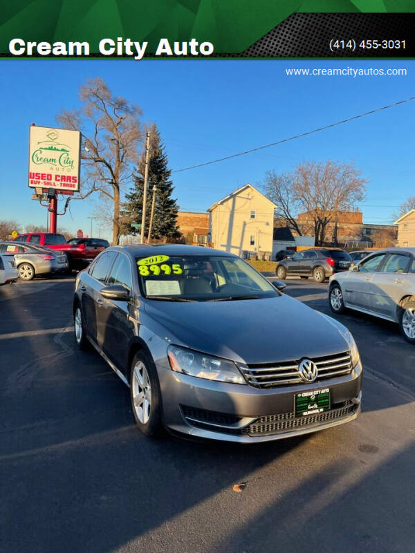 2012 Volkswagen Passat for sale at Cream City Auto in Milwaukee WI