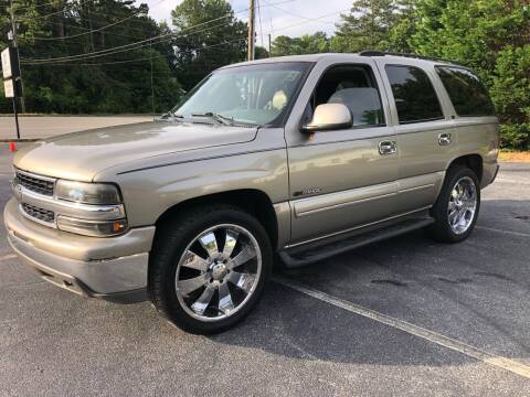 2003 Chevrolet Tahoe for sale at GTO United Auto Sales LLC in Lawrenceville GA