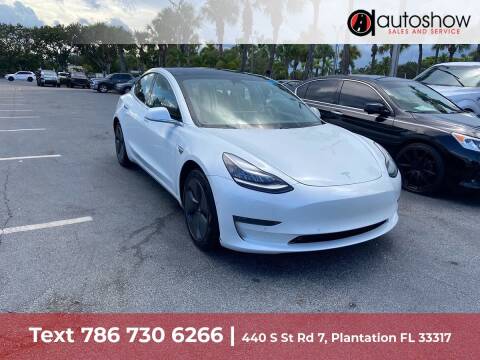 2020 Tesla Model 3 for sale at AUTOSHOW SALES & SERVICE in Plantation FL