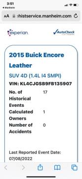 2015 Buick Encore for sale at Union Avenue Auto Sales in Hazlet NJ