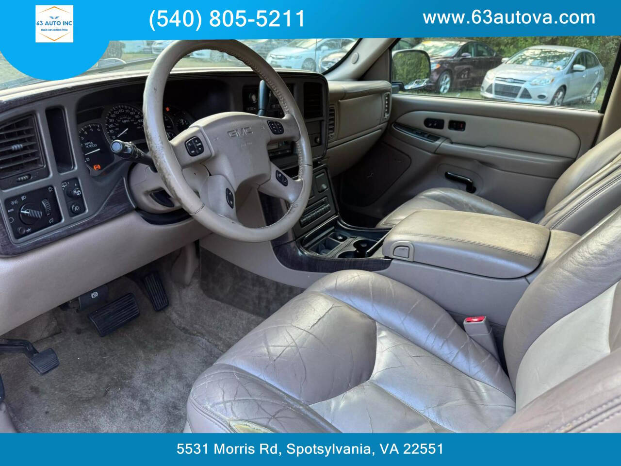 2003 GMC Yukon for sale at 63 Auto Inc in Spotsylvania, VA