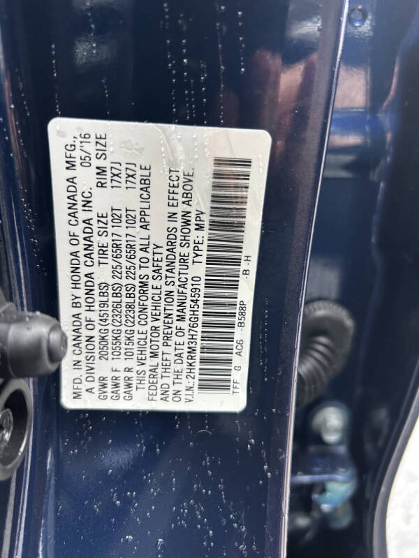 2016 Honda CR-V EX-L