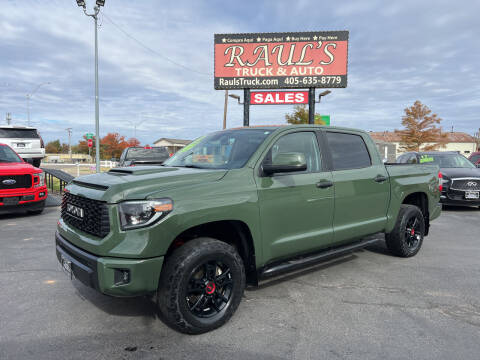 2020 Toyota Tundra for sale at RAUL'S TRUCK & AUTO SALES, INC in Oklahoma City OK