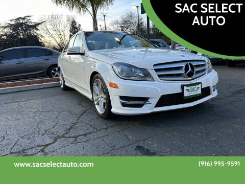 2013 Mercedes-Benz C-Class for sale at SAC SELECT AUTO in Sacramento CA