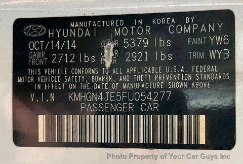2015 Hyundai Genesis
