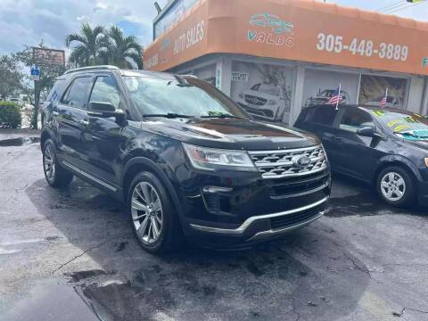 2018 Ford Explorer for sale at VALDO AUTO SALES in Hialeah FL