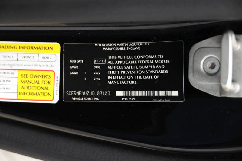 2018 Aston Martin DB11 V12