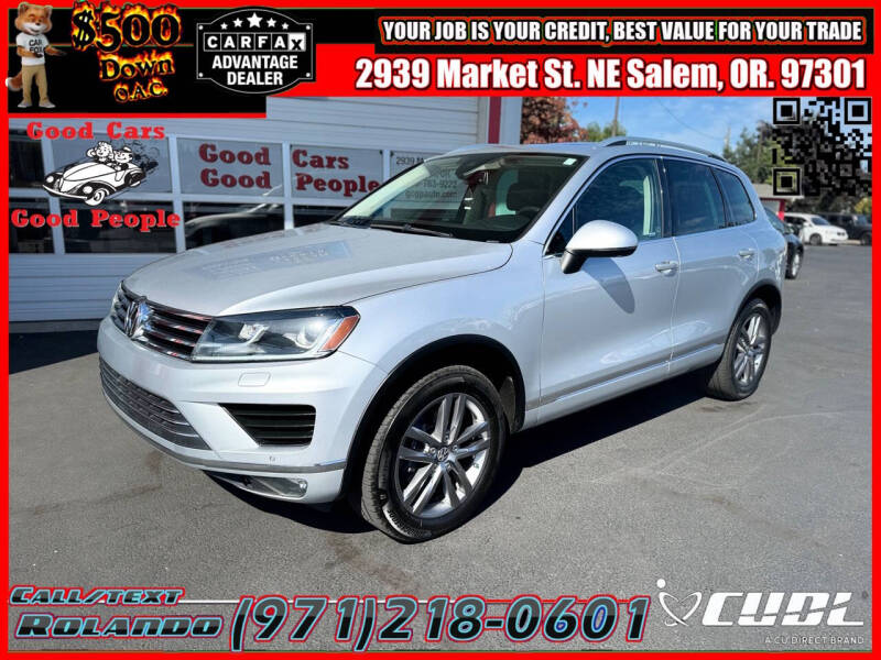 2016 Volkswagen Touareg for sale at Good Cars Good People in Salem OR