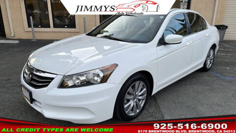 2012 Honda Accord for sale at JIMMY'S AUTO WHOLESALE in Brentwood CA