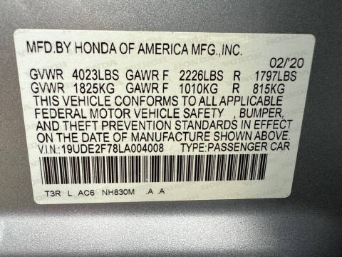 2020 Acura ILX w/Premium