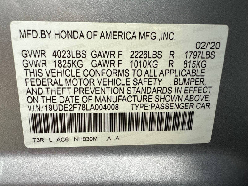 2020 Acura ILX w/Premium