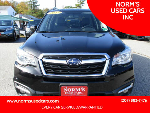 2017 Subaru Forester for sale at NORM'S USED CARS INC in Wiscasset ME