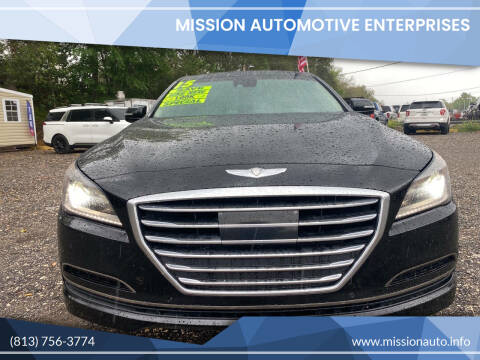 2015 Hyundai Genesis for sale at MISSION AUTOMOTIVE ENTERPRISES in Plant City FL