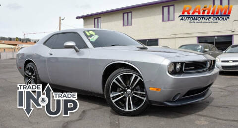 2014 Dodge Challenger for sale at Rahimi Automotive Group in Yuma AZ
