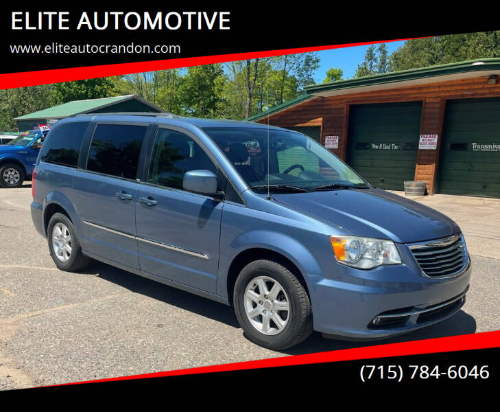 2012 Chrysler Town and Country for sale at ELITE AUTOMOTIVE in Crandon WI