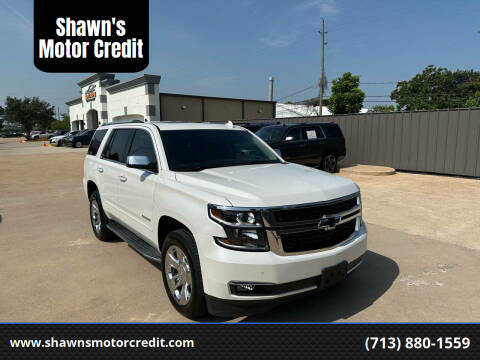 2019 Chevrolet Tahoe for sale at Shawn's Motor Credit in Houston TX