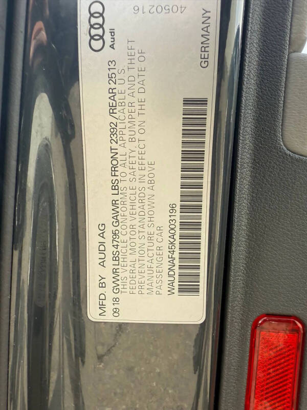 2019 Audi A4 quattro Premium 45 TFSI