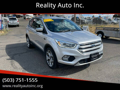 2017 Ford Escape for sale at Reality Auto Inc. in Salem OR