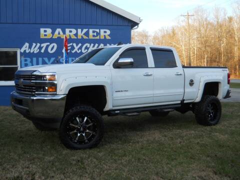2016 Chevrolet Silverado 2500HD for sale at BARKER AUTO EXCHANGE in Spencer IN