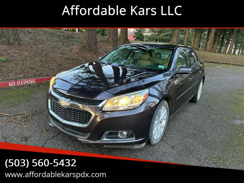 2015 Chevrolet Malibu for sale at Affordable Kars LLC in Portland OR