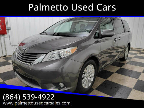 2012 Toyota Sienna for sale at Palmetto Used Cars in Piedmont SC