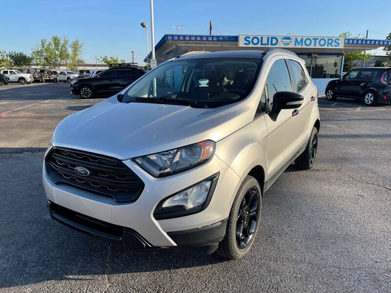 2021 Ford EcoSport for sale at SOLID MOTORS LLC in Garland TX