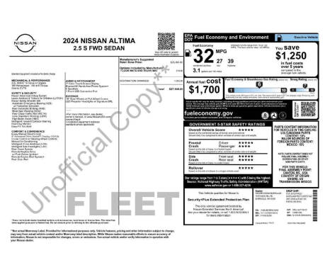 2024 Nissan Altima 2.5 S