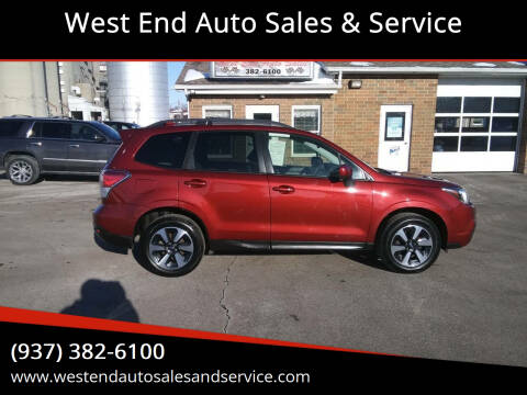 2017 Subaru Forester for sale at West End Auto Sales & Service in Wilmington OH