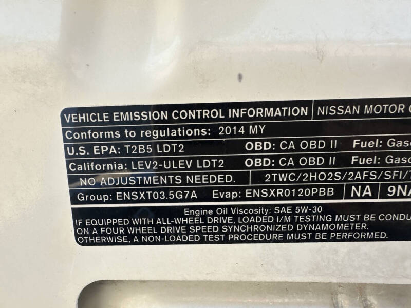 2014 Nissan Pathfinder SL