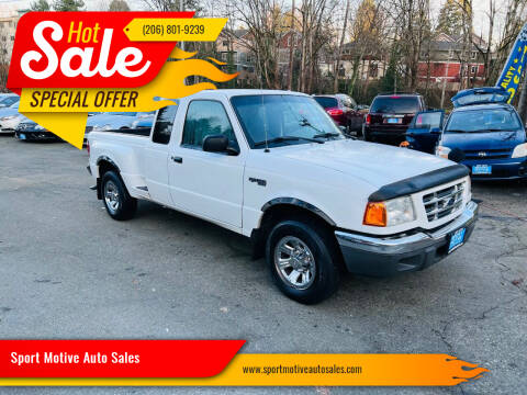 2001 Ford Ranger for sale at Sport Motive Auto Sales in Seattle WA