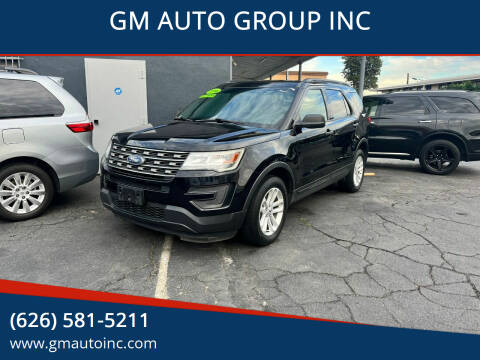 2016 Ford Explorer for sale at GM AUTO GROUP INC in La Puente CA