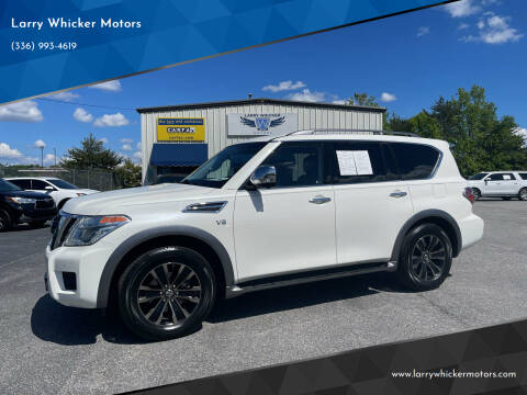 2017 Nissan Armada for sale at Larry Whicker Motors in Kernersville NC