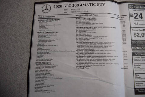 2020 Mercedes-Benz GLC GLC 300 4MATIC