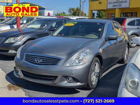 2013 Infiniti G37 Sedan for sale at Bond Auto Sales in Saint Petersburg FL