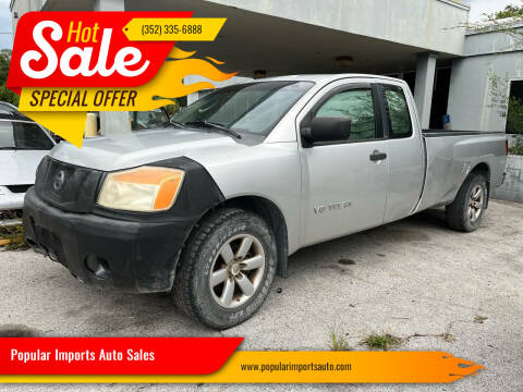 2008 Nissan Titan for sale at Popular Imports Auto Sales in Gainesville FL