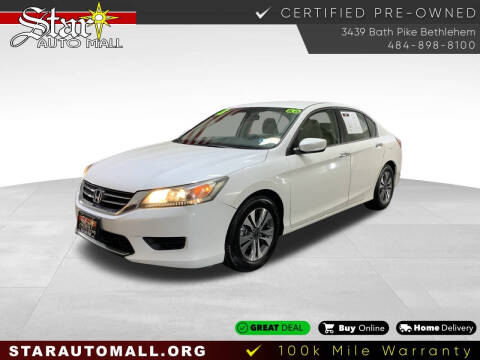 2013 Honda Accord for sale at STAR AUTO MALL 512 in Bethlehem PA