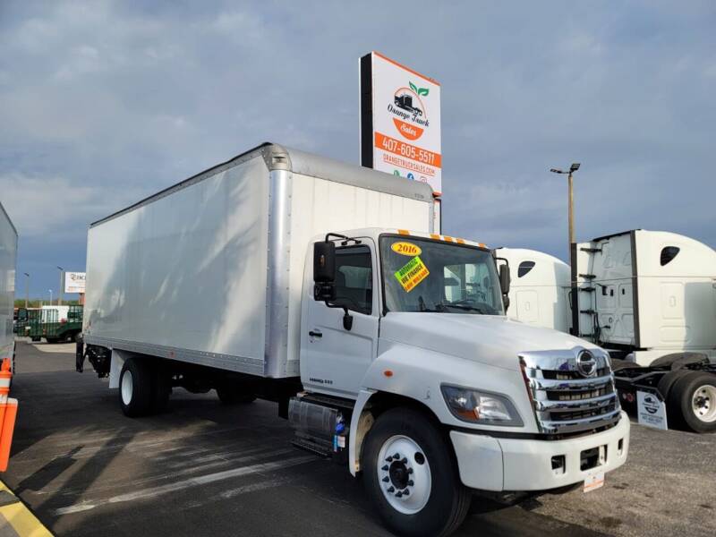 2016 Hino 268 for sale at Orange Truck Sales in Orlando FL
