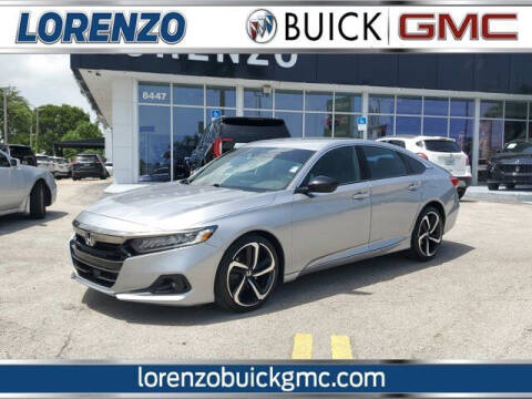 2021 Honda Accord for sale at Lorenzo Buick GMC in Miami FL