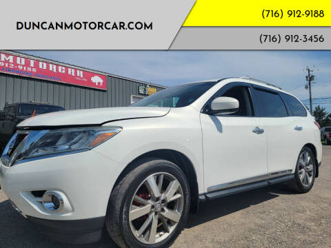 2014 Nissan Pathfinder for sale at DuncanMotorcar.com in Buffalo NY